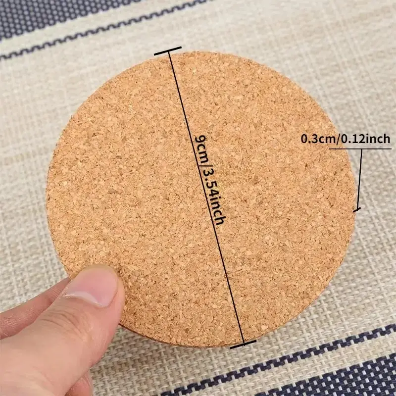 Base para copos em cortiça